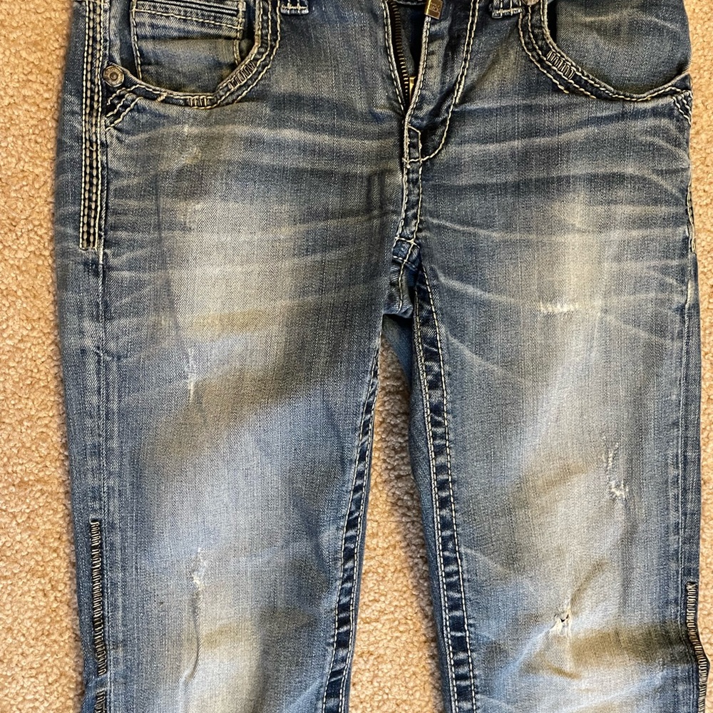 BKE Black mens 28x32 denim jeans